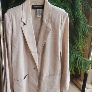 Vintage Sag Harbor Petite Linen Blazer